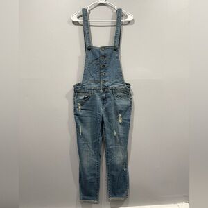 Life in Progress Denim Overalls Jumpsuit Women's Size 27
